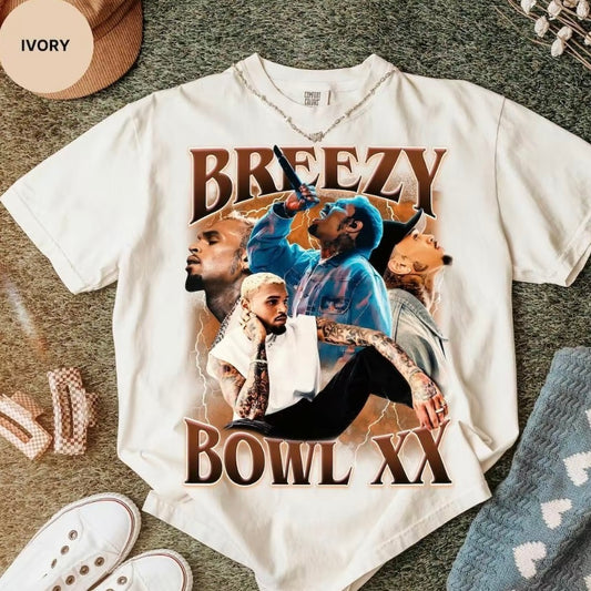 Breezy Bowl XX 2025 Tour Chris Brown T-Shirt/Sweatshirt/Hoodie