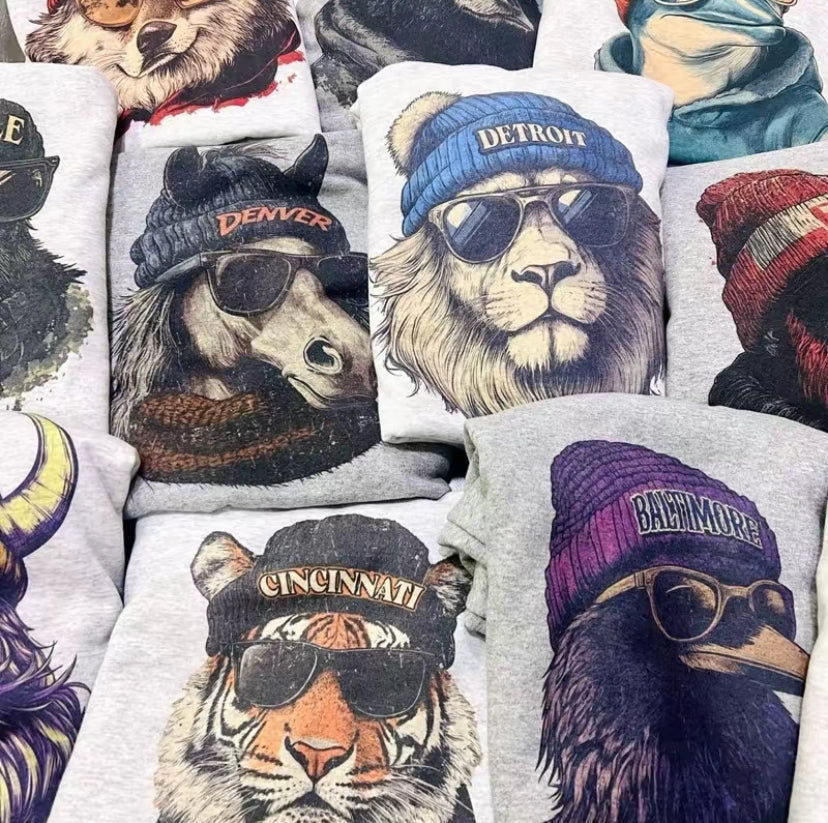 Spirit Animal Football Graphic T-Shirt/Sweatshirt/Hoodie