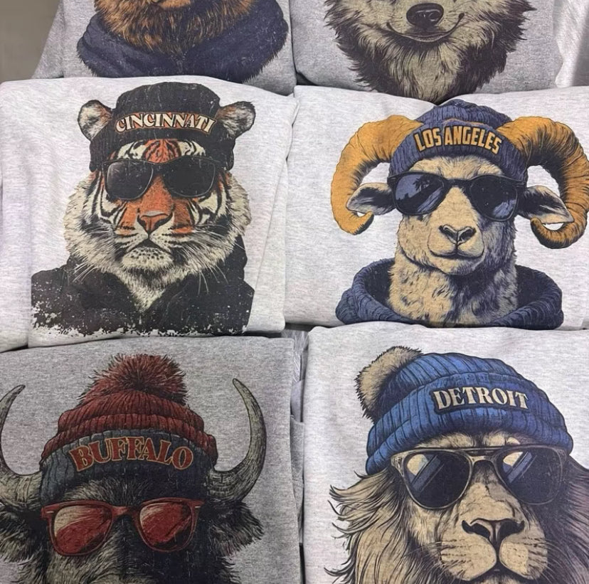 Spirit Animal Football Graphic T-Shirt/Sweatshirt/Hoodie