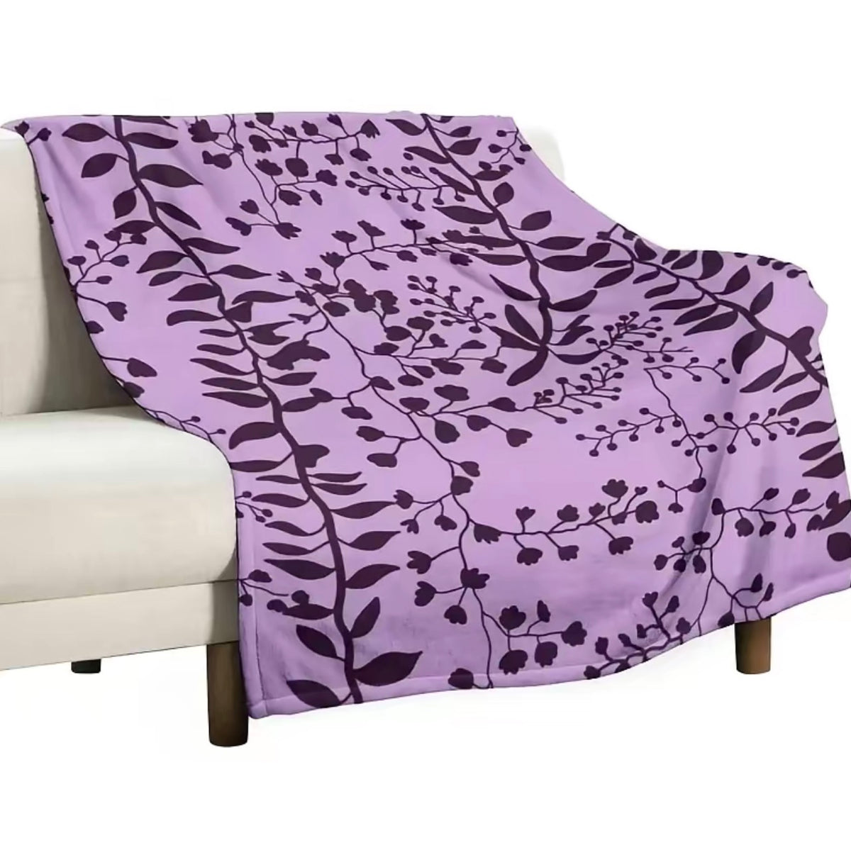 Bella Swan Lavender Freesia Flannel Blanket