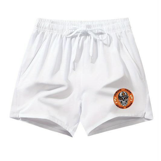 Always Tired Never Broke Drawstring Waist Shorts