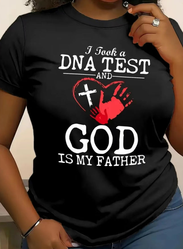I Took A DNA Test And God Is My Father with Cross and Handprint T-Shirt/Sweatshirt/Hoodie