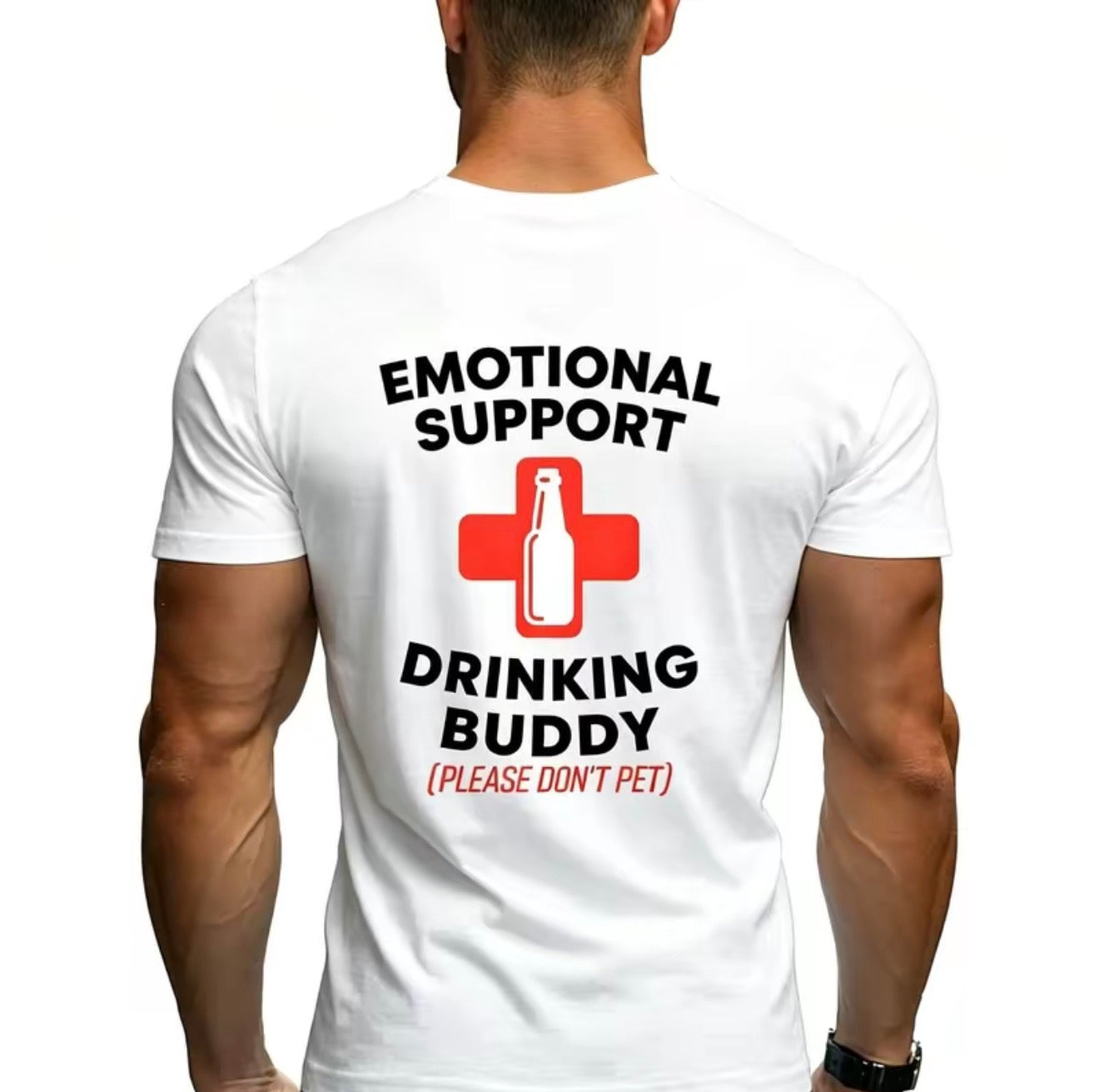 Emotional Support Drinking Buddy Adult Funny T-Shirt/Sweatshirt/Hoodie