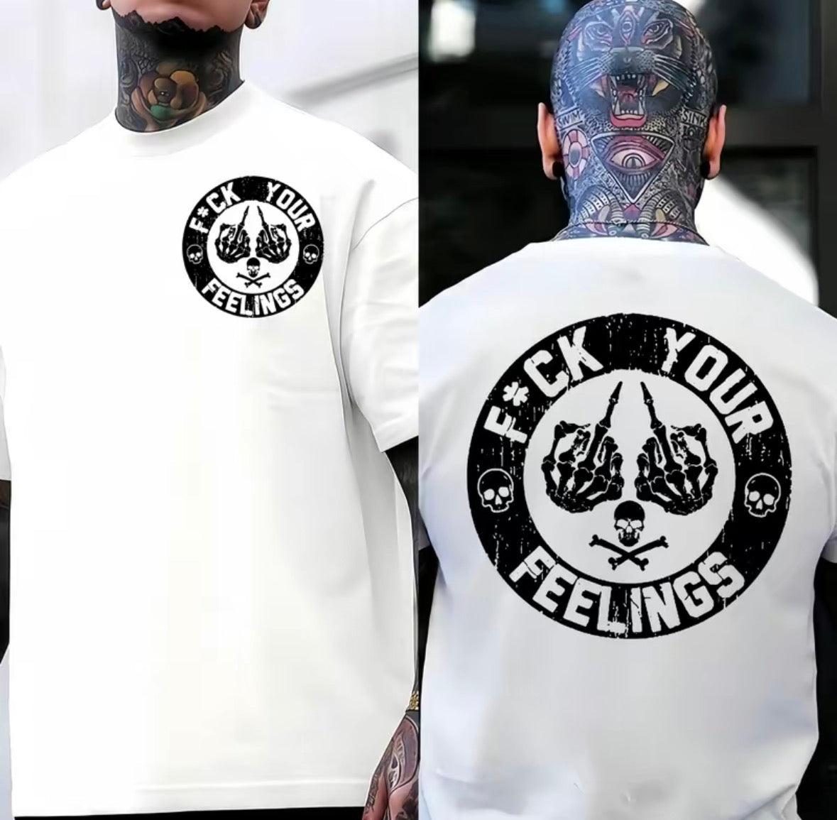F*ck Your Feelings Skull T-Shirt/Sweatshirt/Hoodie