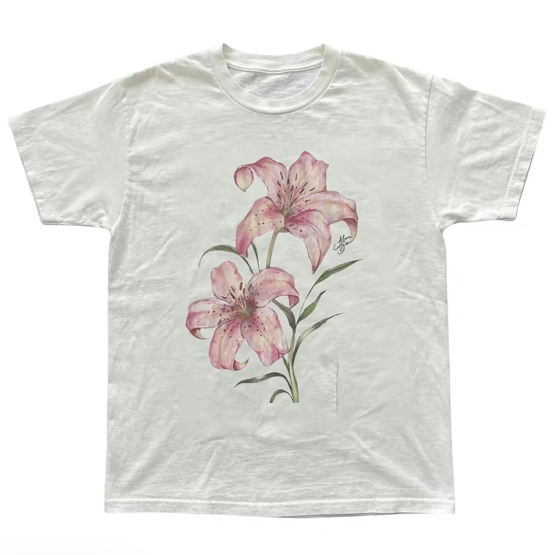 Pink Lily Floral T-Shirt/Sweatshirt/Hoodie