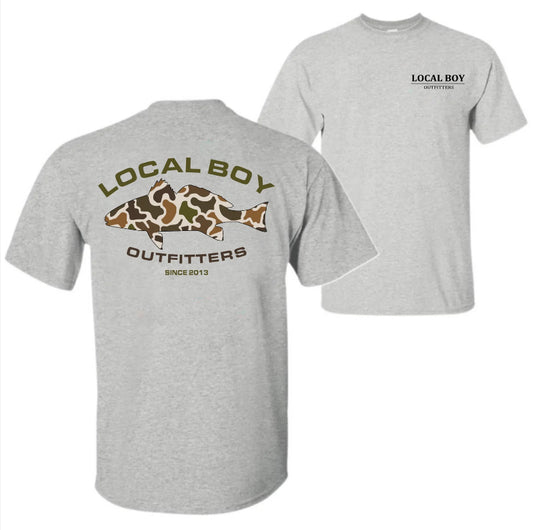 Local Boy Camo Redfish T-Shirt/Sweatshirt/Hoodie