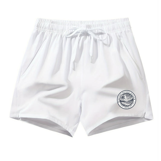 Mother Ocean Jimmy Buffett Drawstring Waist Shorts