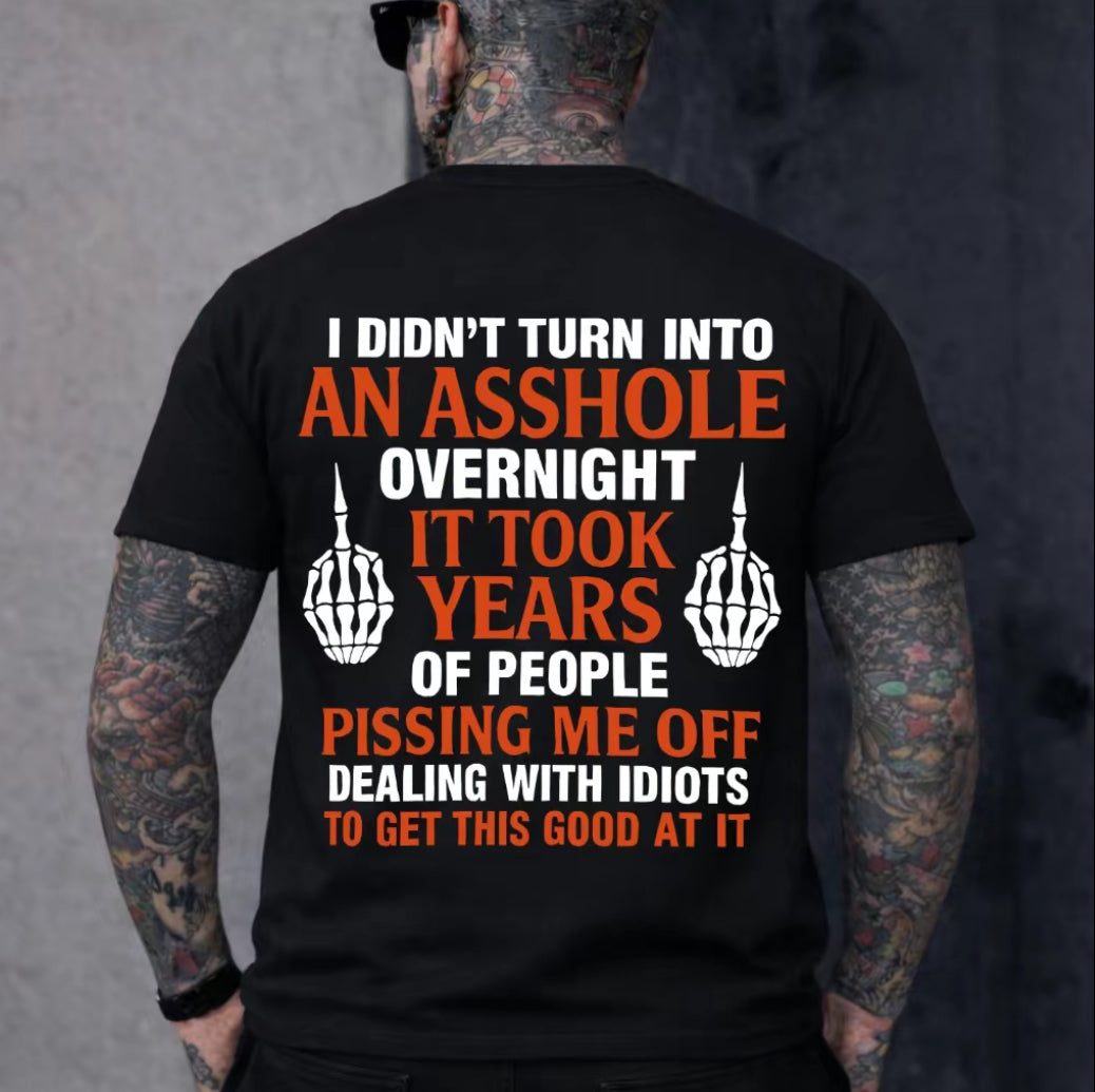 Built By Years Of Being Pissed Off T-Shirt/Sweatshirt/Hoodie