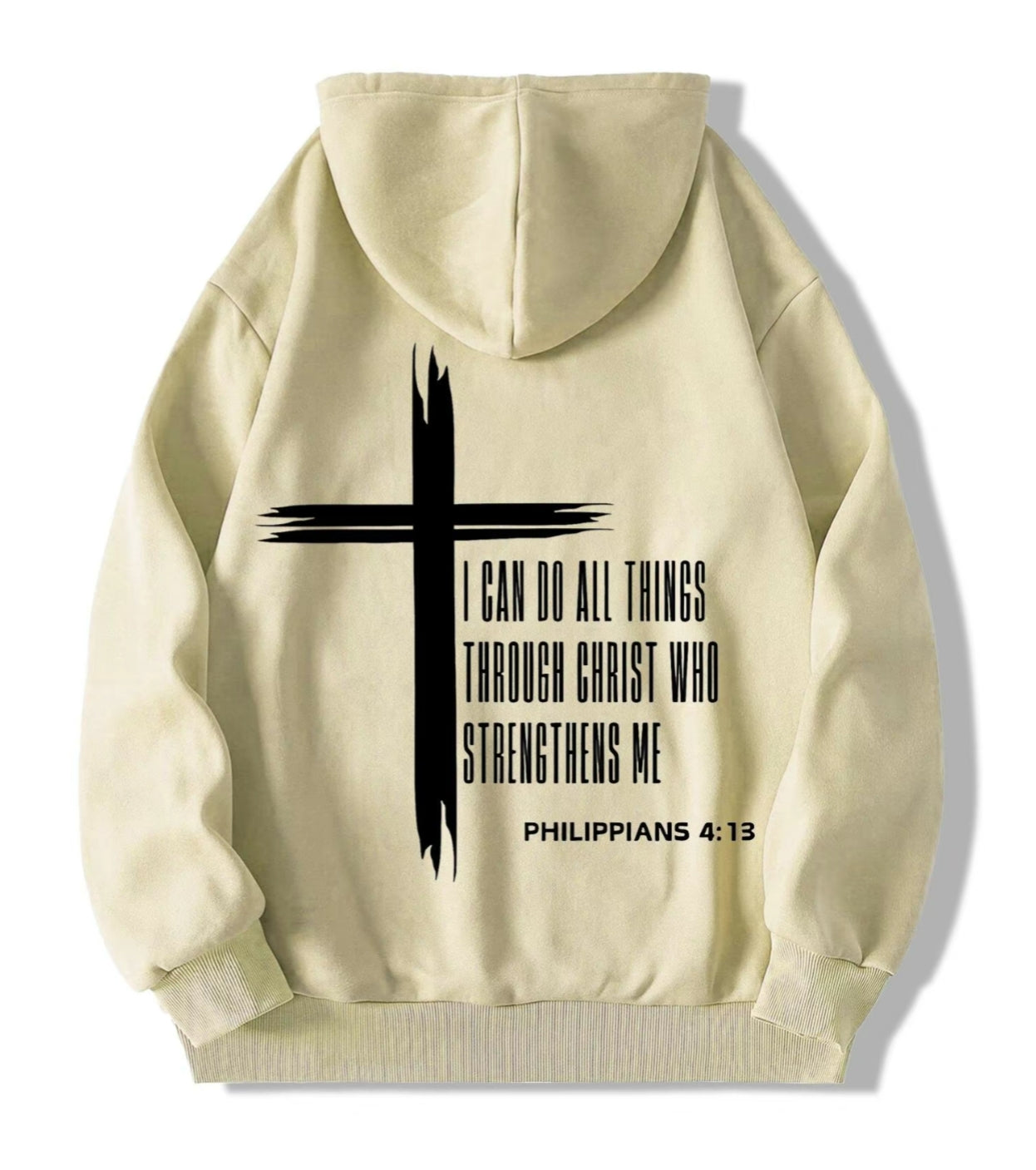 Cross & Letter Print Drop T-Shirt/Sweatshirt/Hoodie