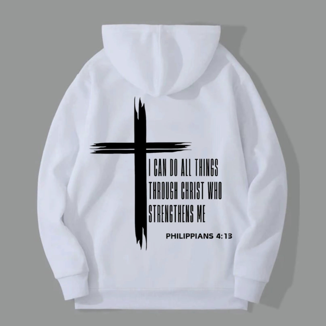Cross & Letter Print Drop T-Shirt/Sweatshirt/Hoodie
