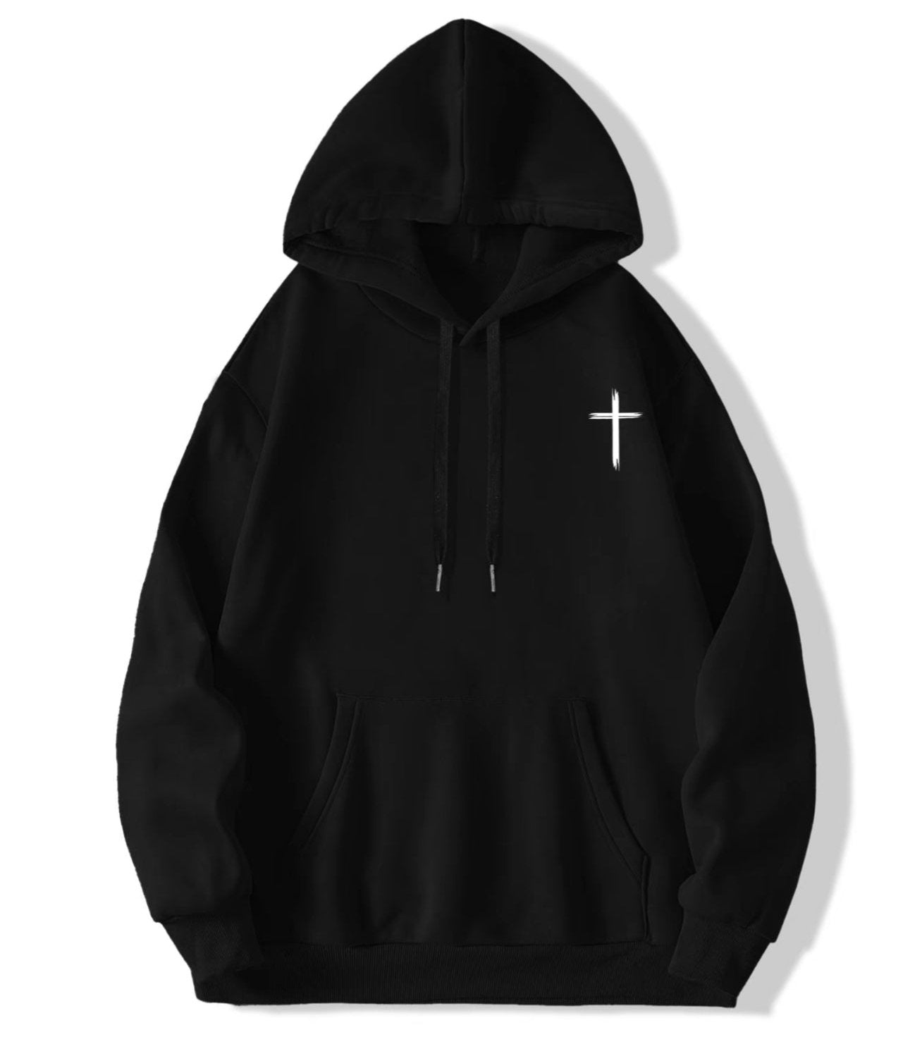 Cross & Letter Print Drop T-Shirt/Sweatshirt/Hoodie