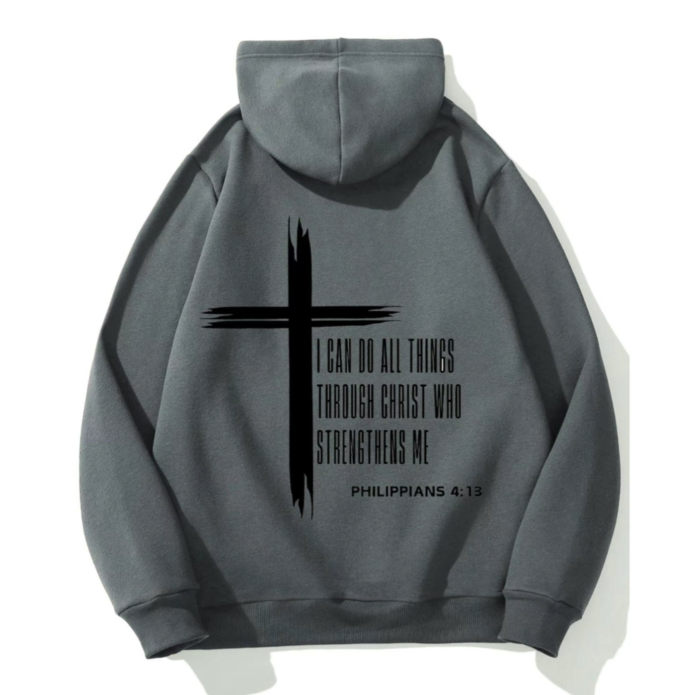 Cross & Letter Print Drop T-Shirt/Sweatshirt/Hoodie