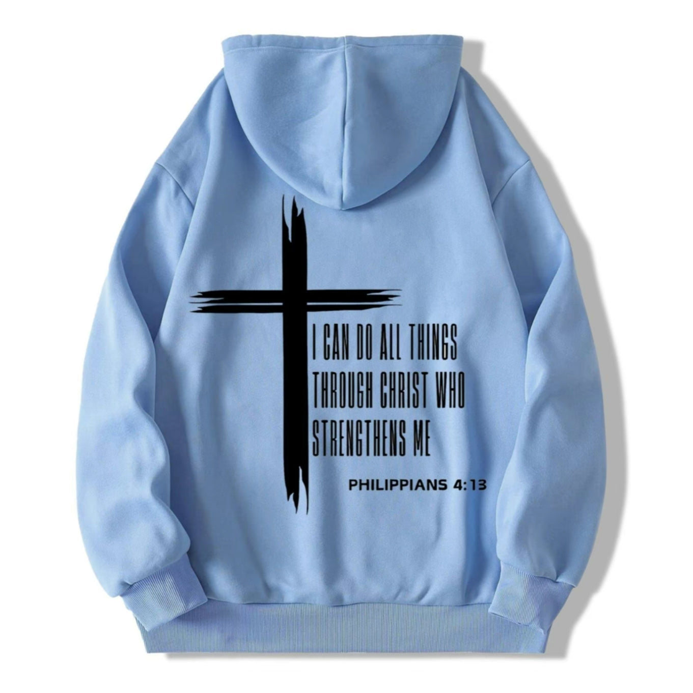 Cross & Letter Print Drop T-Shirt/Sweatshirt/Hoodie