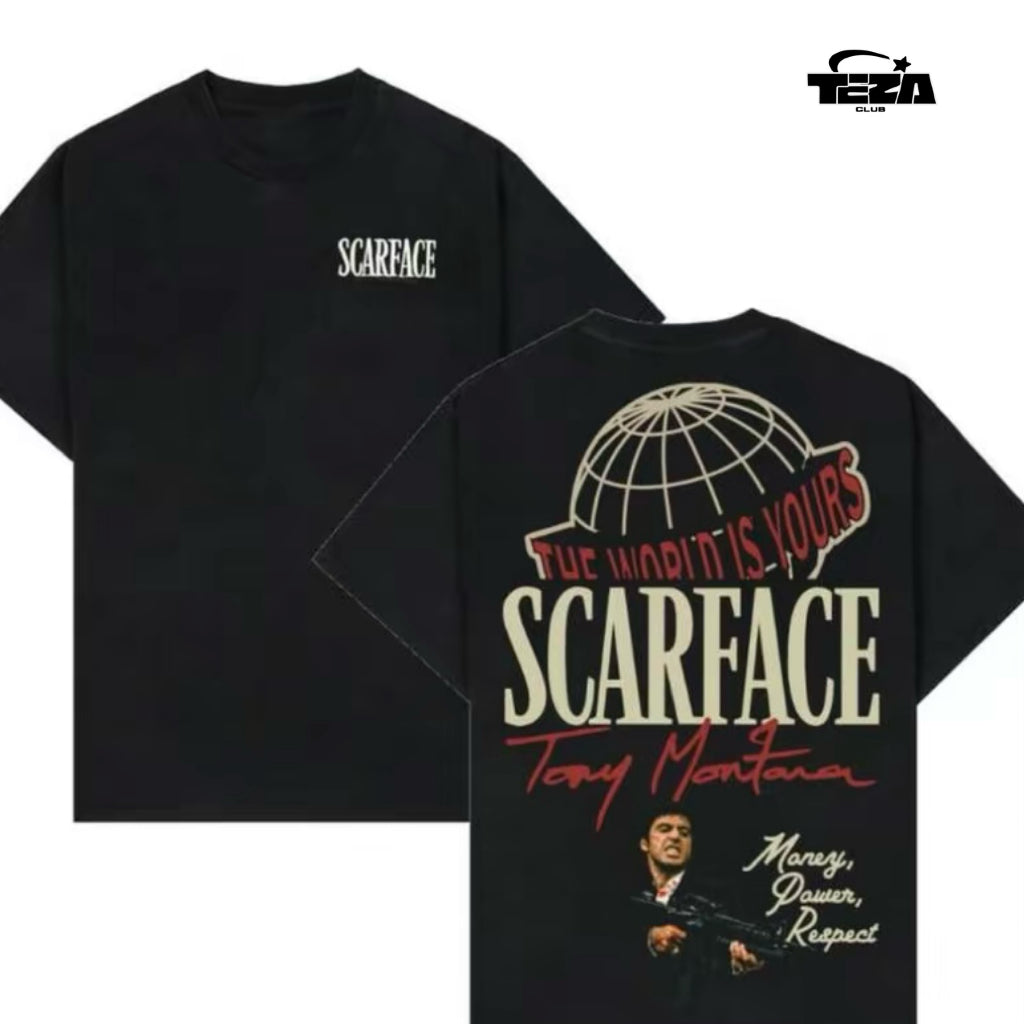Scarface Graphic The Word is Yours with Tony Montana T-Shirt/Sweatshirt/Hoodie