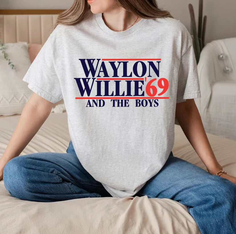 Waylon Willie 69 And The Boys T-Shirt/Sweatshirt/Hoodie
