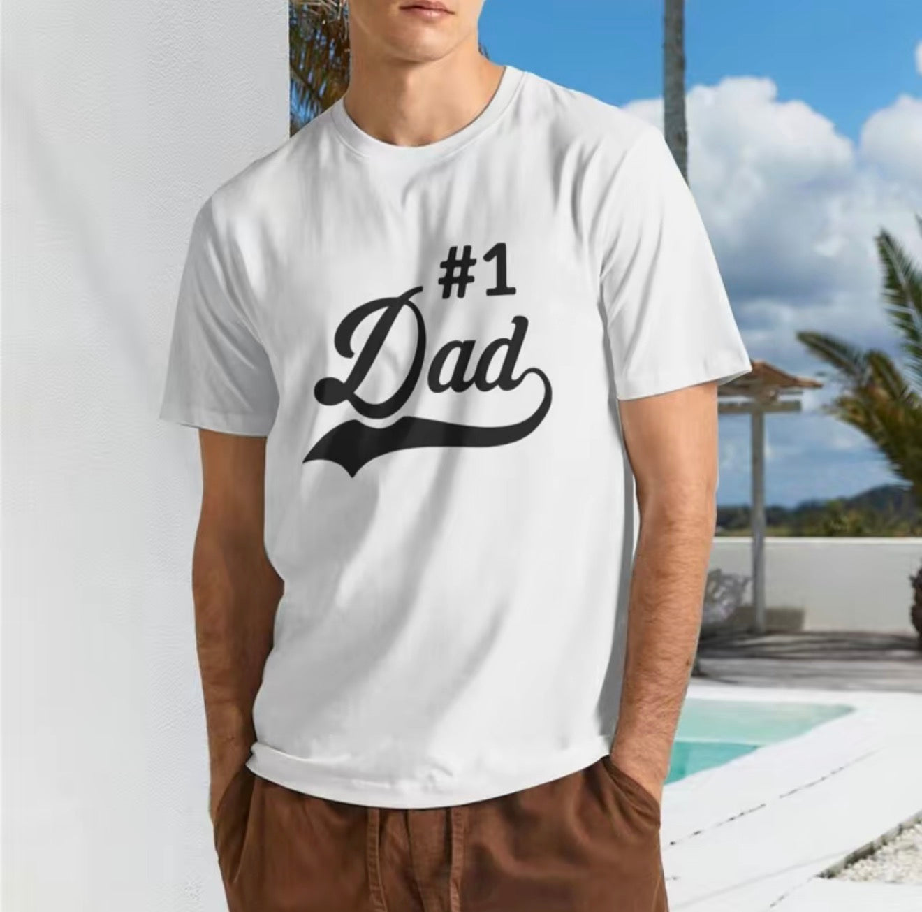 #1 Dad Men's Casual T-Shirt/Sweatshirt/Hoodie