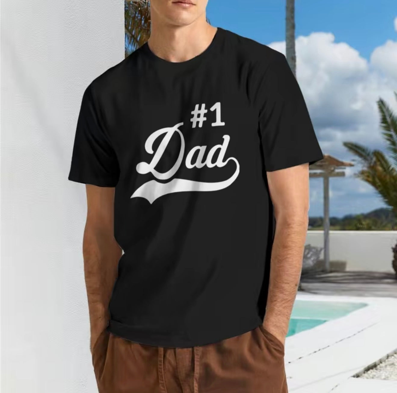 #1 Dad Men's Casual T-Shirt/Sweatshirt/Hoodie