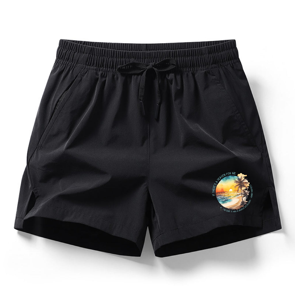 Mother Ocean Jimmy Buffett Drawstring Waist Shorts