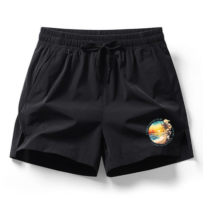 Mother Ocean Jimmy Buffett Drawstring Waist Shorts