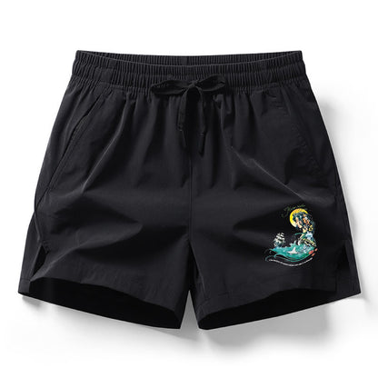 Mother Ocean Jimmy Buffett Drawstring Waist Shorts