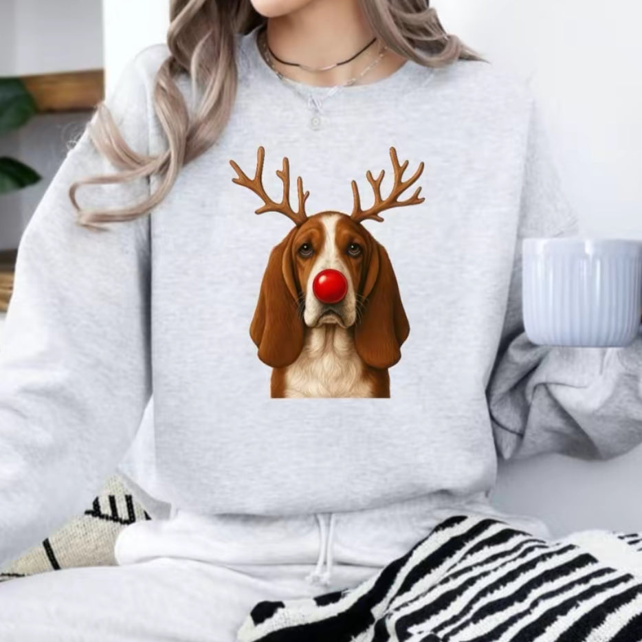 Christmas Reindeer Dog T-Shirt/Sweatshirt/Hoodie