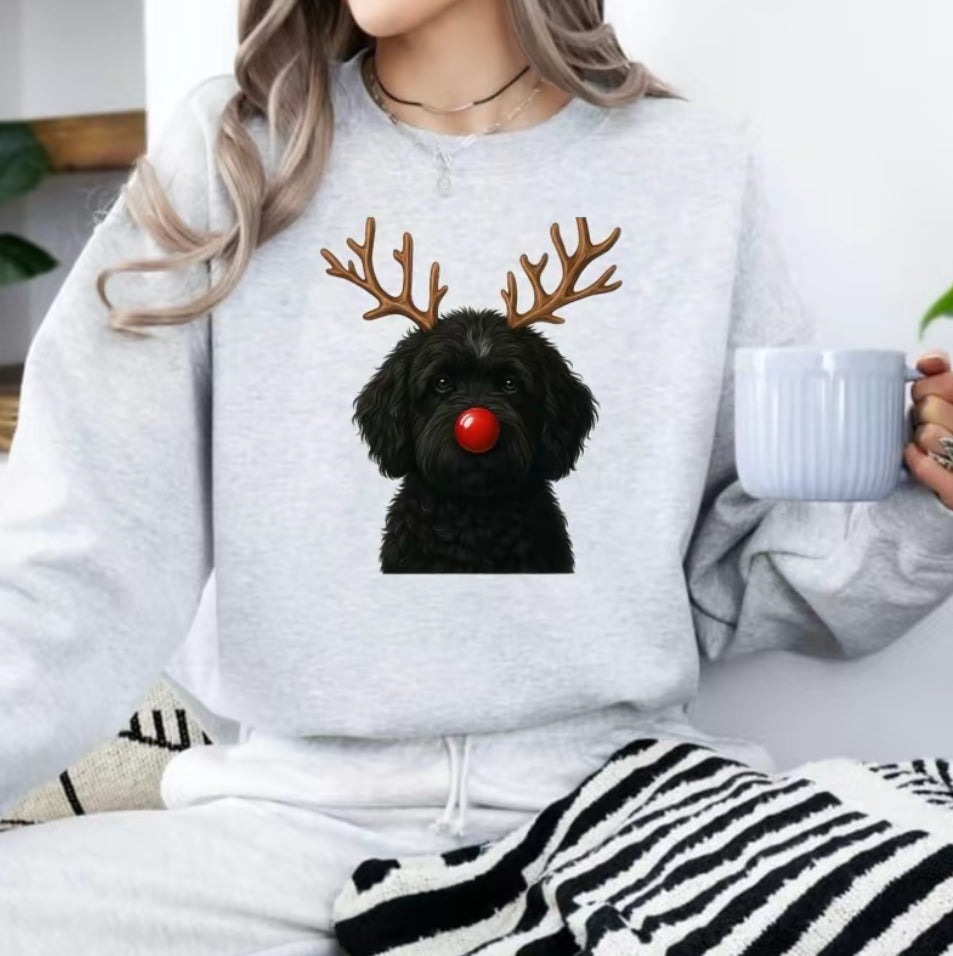 Christmas Reindeer Dog T-Shirt/Sweatshirt/Hoodie