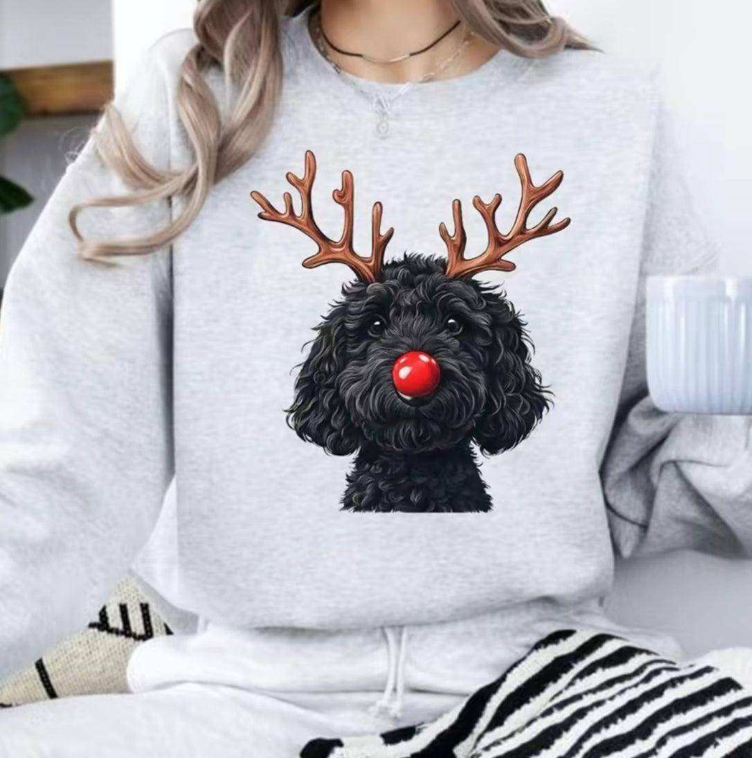 Christmas Reindeer Dog T-Shirt/Sweatshirt/Hoodie