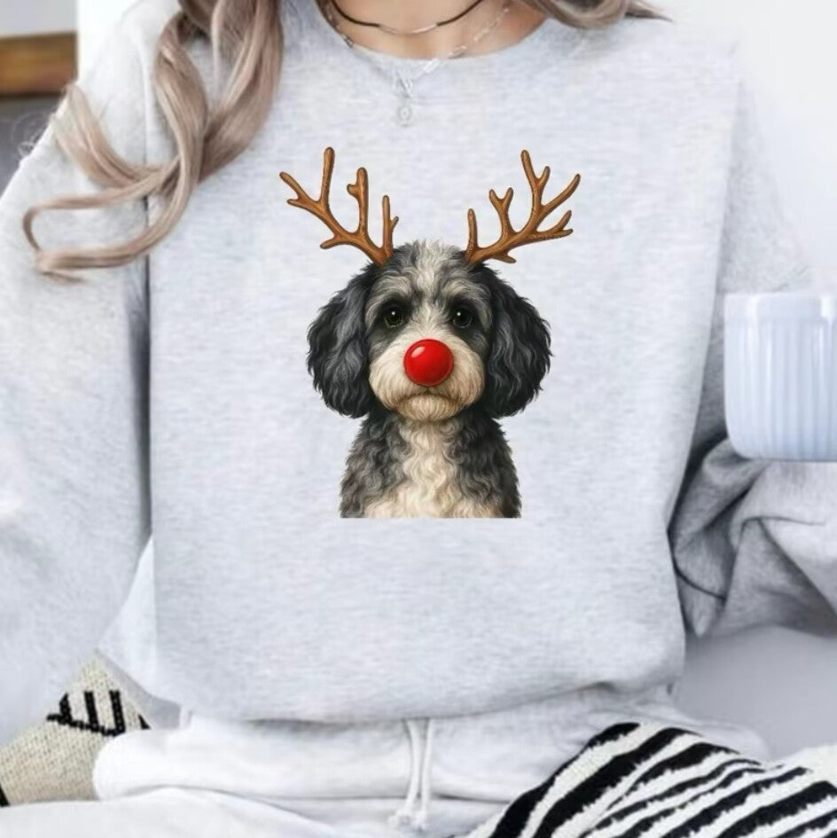 Christmas Reindeer Dog T-Shirt/Sweatshirt/Hoodie