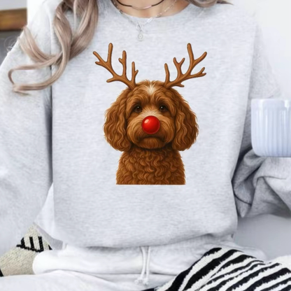 Christmas Reindeer Dog T-Shirt/Sweatshirt/Hoodie