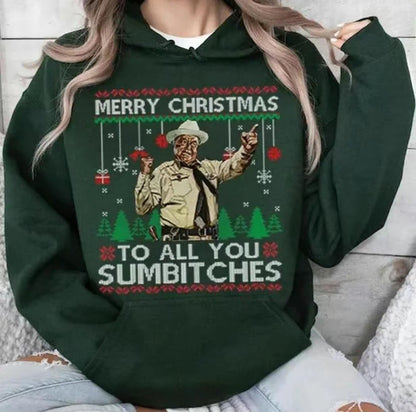 Buf0rd T Merry Christmas You Sumbtches T-Shirt/Sweatshirt/Hoodie