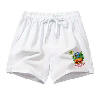 Mother Ocean Jimmy Buffett Drawstring Waist Shorts