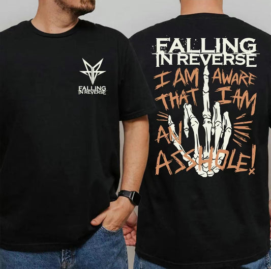 Vintage Retro Falling In Reverse Band Rock T-Shirt/Sweatshirt/Hoodie