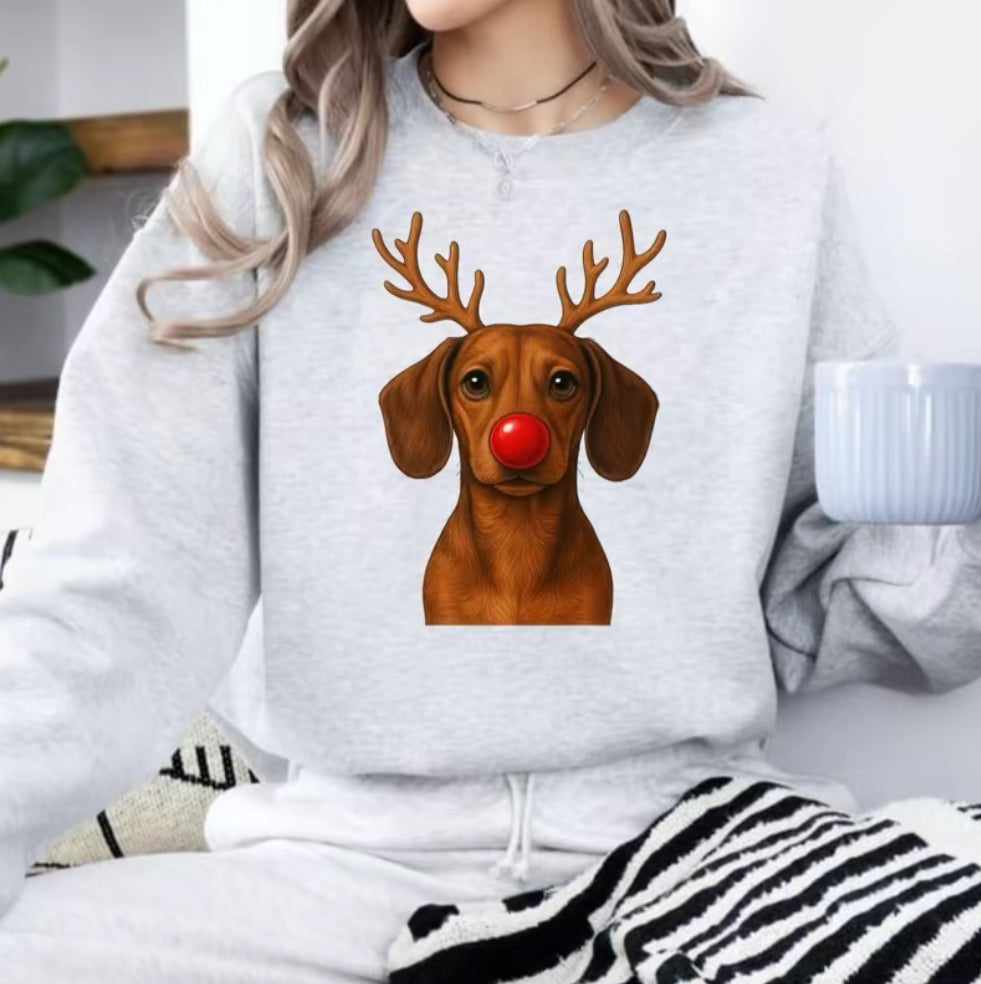 Christmas Reindeer Dog T-Shirt/Sweatshirt/Hoodie