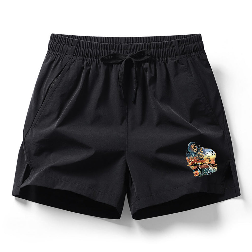 Mother Ocean Jimmy Buffett Drawstring Waist Shorts