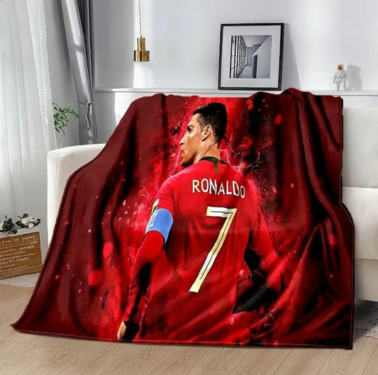 Football Star Cr7 Flannel Blanket