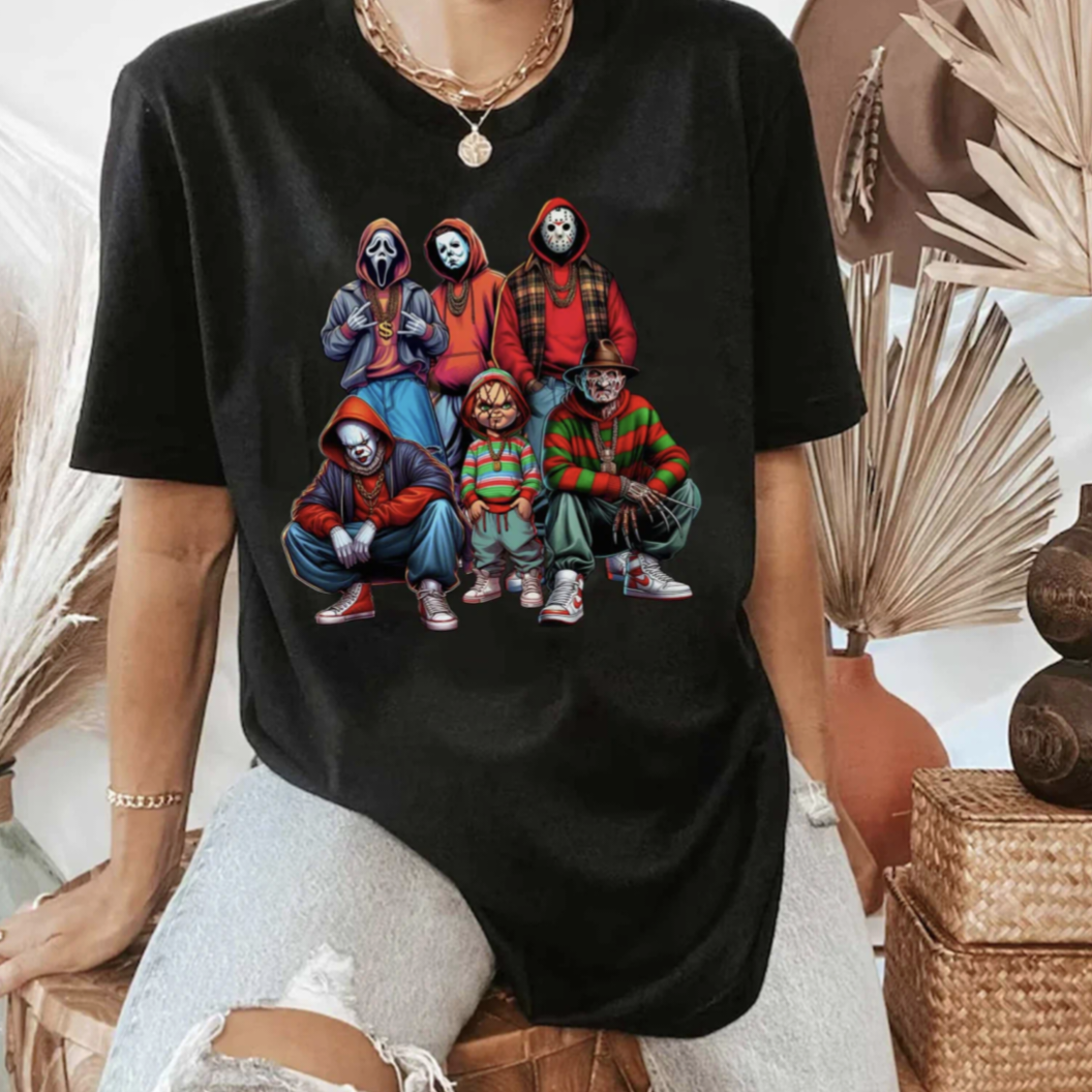 Thug Life Horror Movie Halloween Graphic T-Shirt/Sweatshirt/Hoodie
