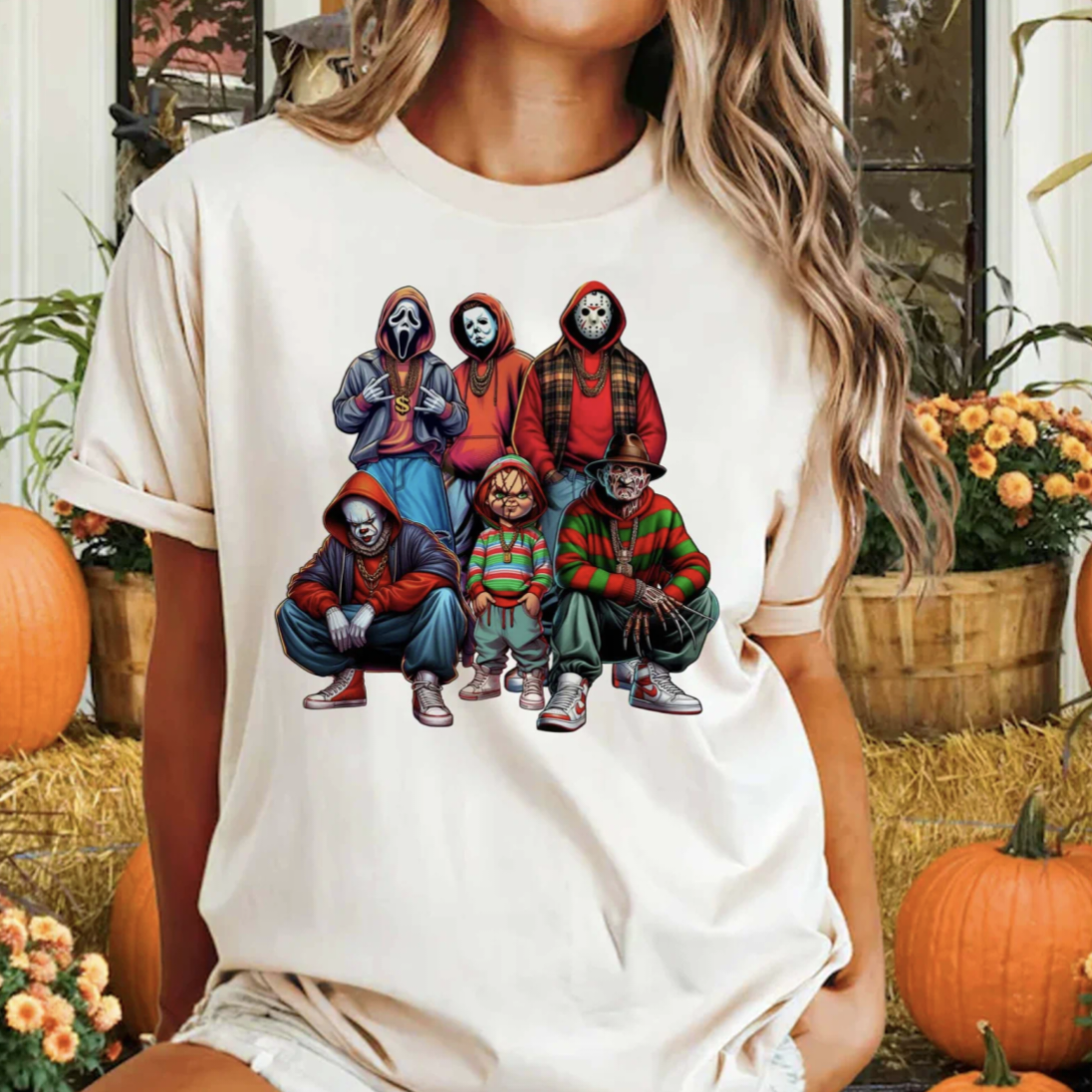 Thug Life Horror Movie Halloween Graphic T-Shirt/Sweatshirt/Hoodie