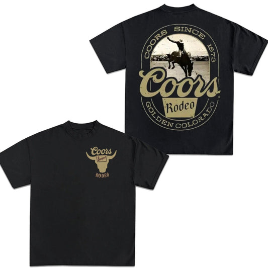 Coors Banquet Cowboy Print T-Shirt/Sweatshirt/Hoodie