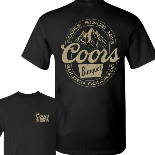 Coors Banquet Cowboy Print T-Shirt/Sweatshirt/Hoodie