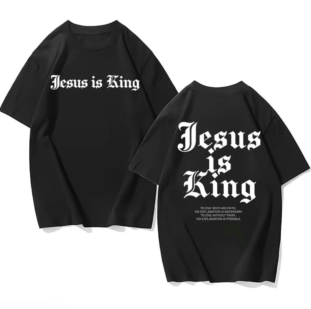 Retro Washed Jesus Is King T-Shirt/Sweatshirt/Hoodie