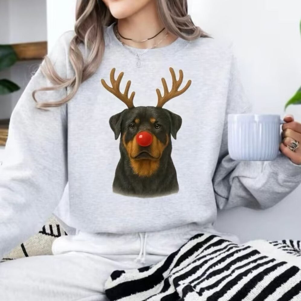 Christmas Reindeer Dog T-Shirt/Sweatshirt/Hoodie