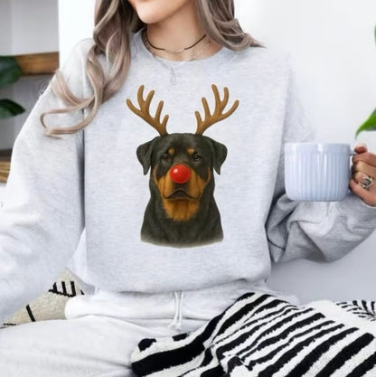 Christmas Reindeer Dog T-Shirt/Sweatshirt/Hoodie