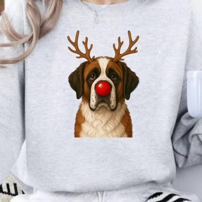 Christmas Reindeer Dog T-Shirt/Sweatshirt/Hoodie