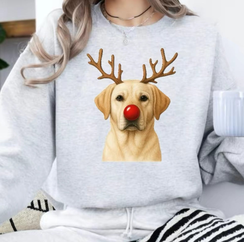 Christmas Reindeer Dog T-Shirt/Sweatshirt/Hoodie