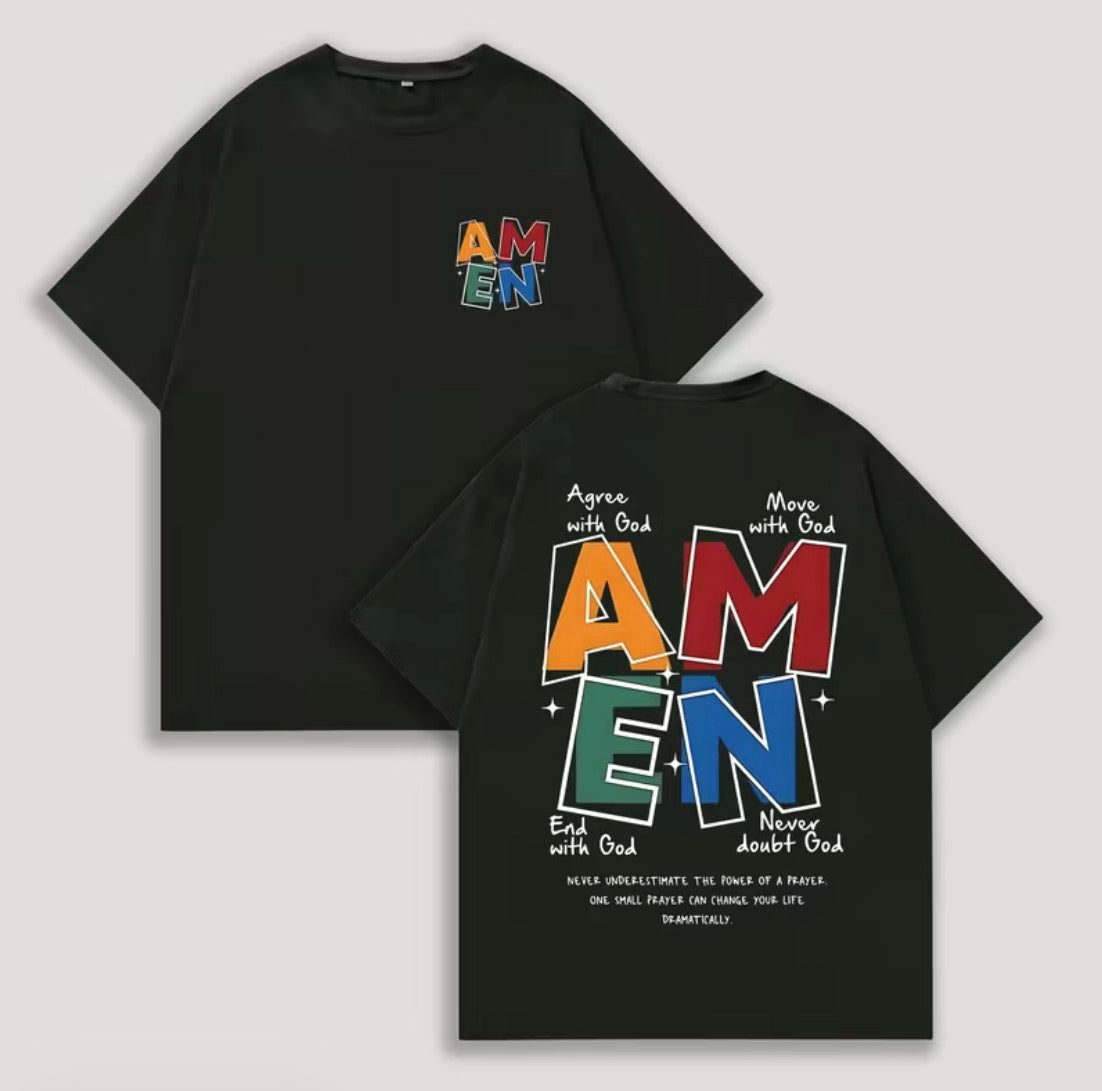AMEN Classic Letter Header T-Shirt/Sweatshirt/Hoodie