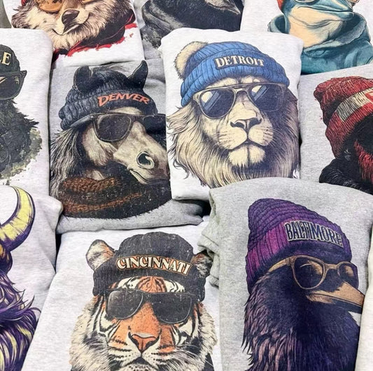 Spirit Animal Football Graphic T-Shirt/Sweatshirt/Hoodie