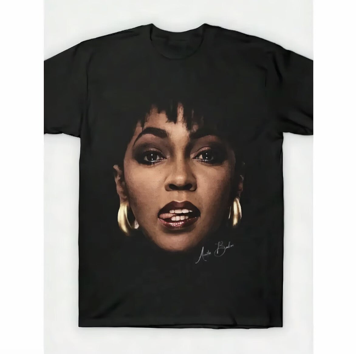 Anita Baker Vintage R&B Singer Portrait Graphic T-Shirt/Sweatshirt/Hoodie