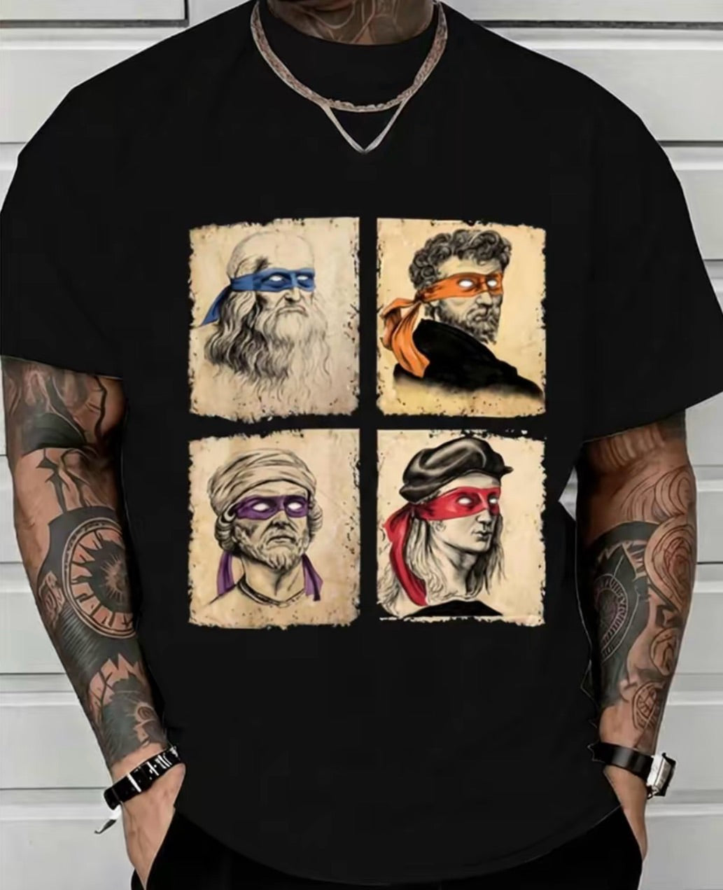 Featuring Humorous Italian Artists & Teenage Mutant Ninja Turtles Artwork T-Shirt/Sweatshirt/Hoodie