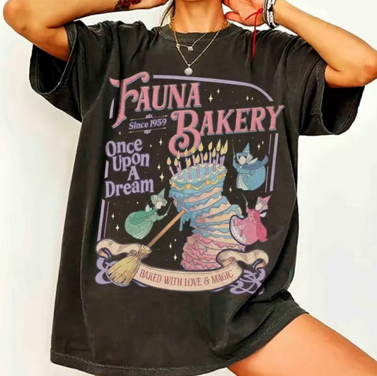 Fairy God Mother Baking Retro Baked With Love And Magic T-Shirt/Sweatshirt/Hoodie