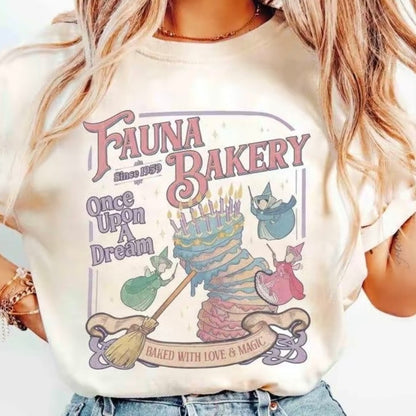 Fairy God Mother Baking Retro Baked With Love And Magic T-Shirt/Sweatshirt/Hoodie